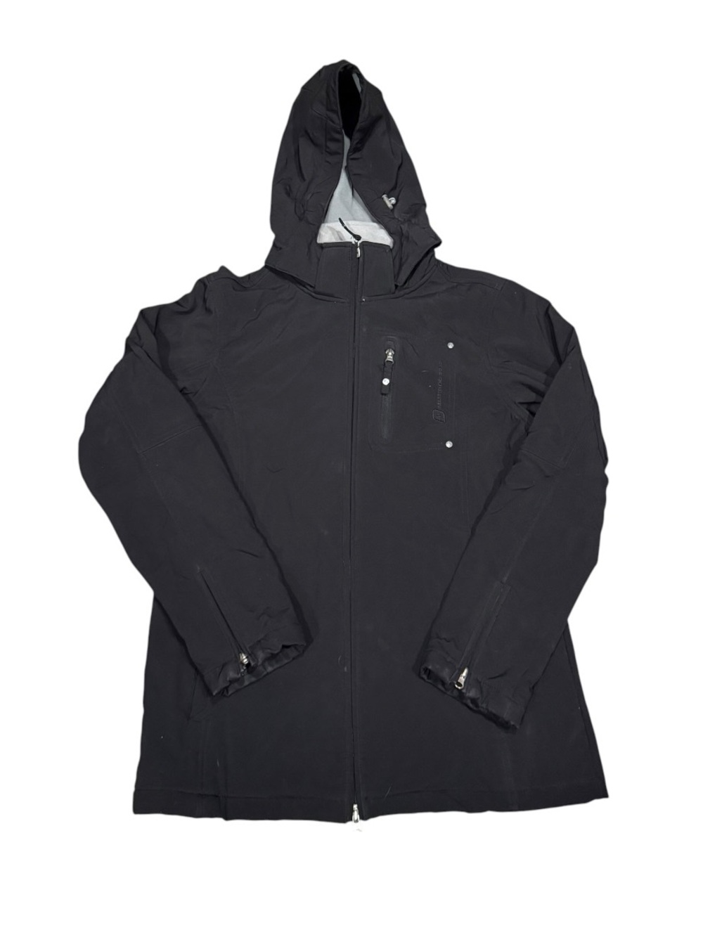 Free Country Hooded Soft shell Jacket Black - Size Medium